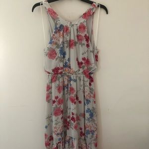Elle Floral Hi-Lo Dress Size S